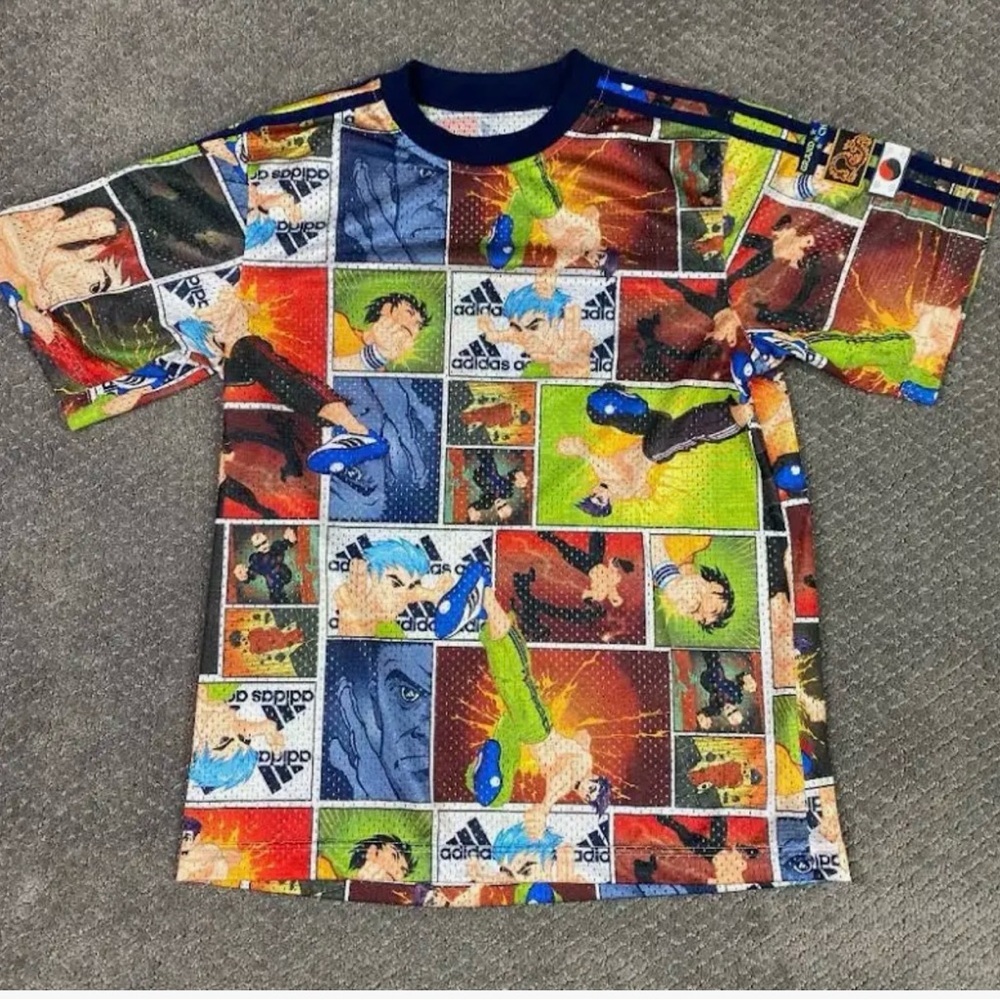 Adidas Kids' Anime Mesh Jersey Size 9/10